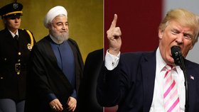Trump se zostra opřel do Íránců