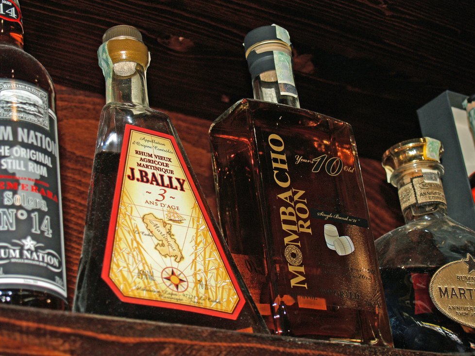 Tyto rumy zase pocházejí z ostrova Martinique.