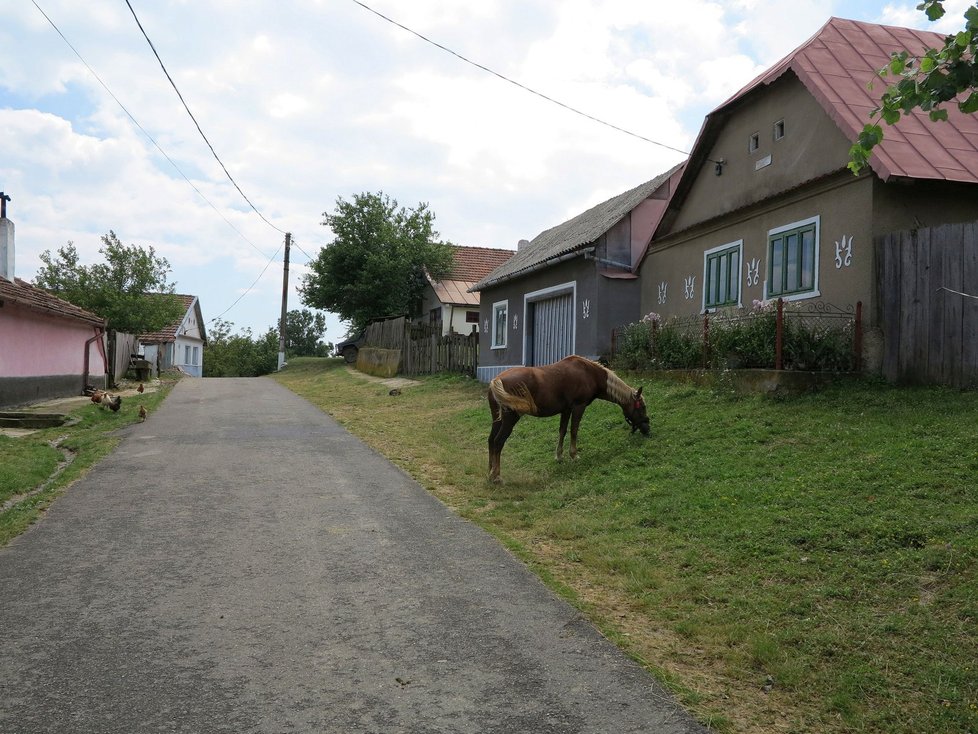 Rumunská vesnice Rovensko