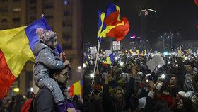 Půl milionu lidí se zúčastnilo protivládních demonstrací v Rumunsku. Tamní obyvatelé vyšli do ulic už několikátý den kvůli návrhu vlády zrušit tresty pro některé korupční činy.