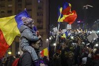 Protestujících proti rumunské vládě přibývá. Už je jich přes půl milionu