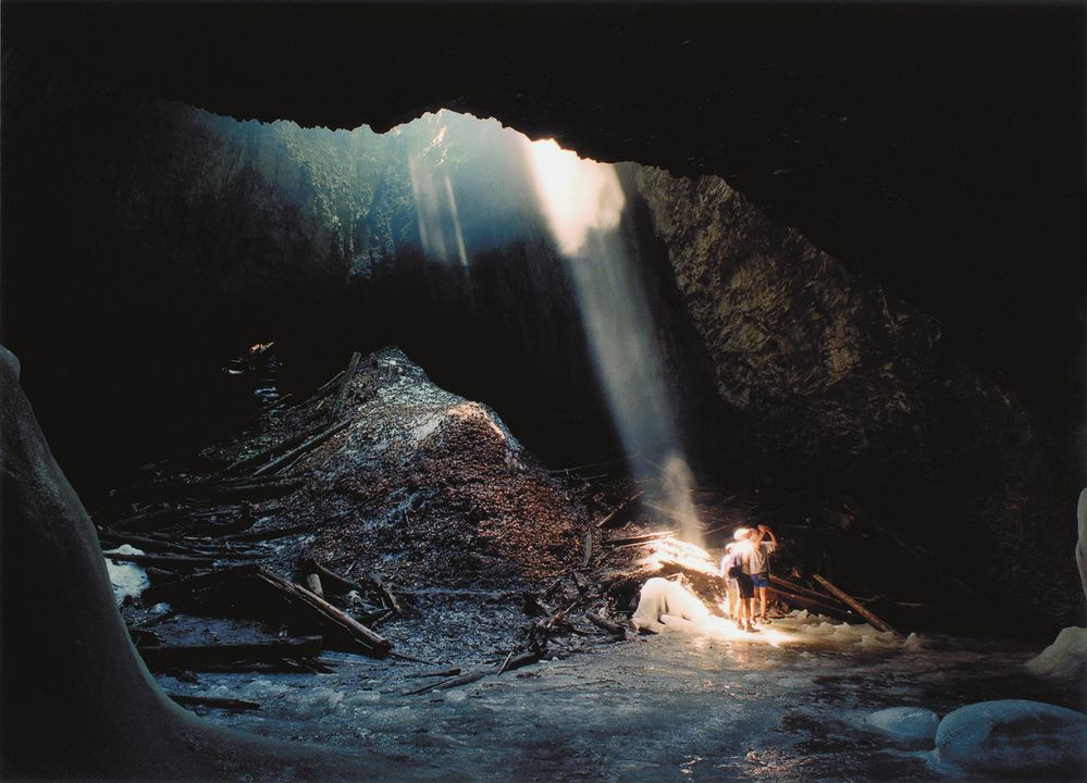 Jeskyně Ghearul Focul Viu v rumunském pohoří Apuseni