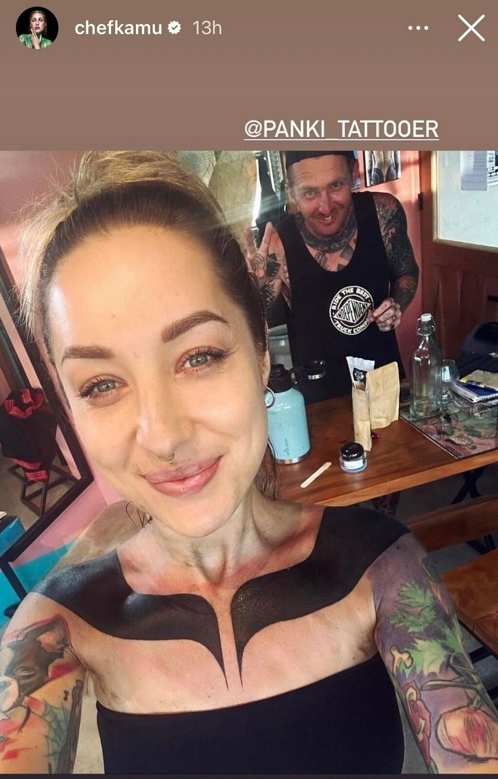 Kamu a její tetování