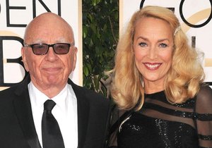 Rupert Murdoch se zasnoubil se svou partnerkou Jerry Hall.