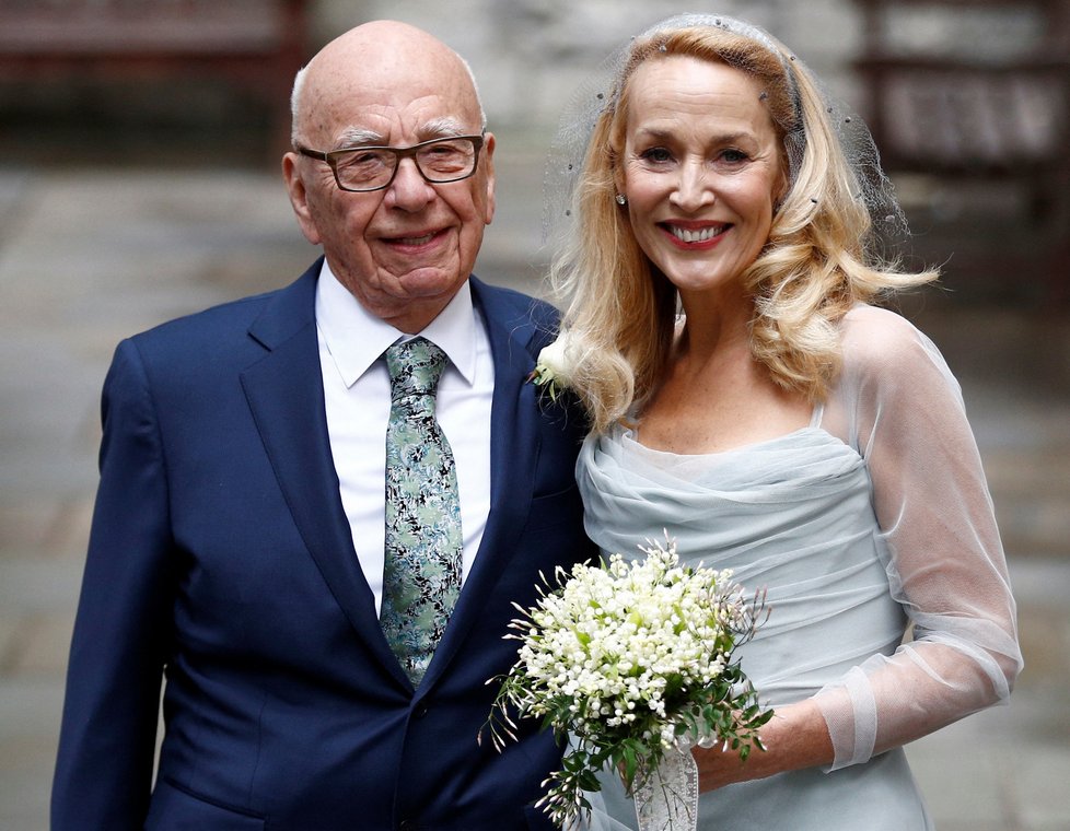 Rupert Murdoch a Jerry Hallová