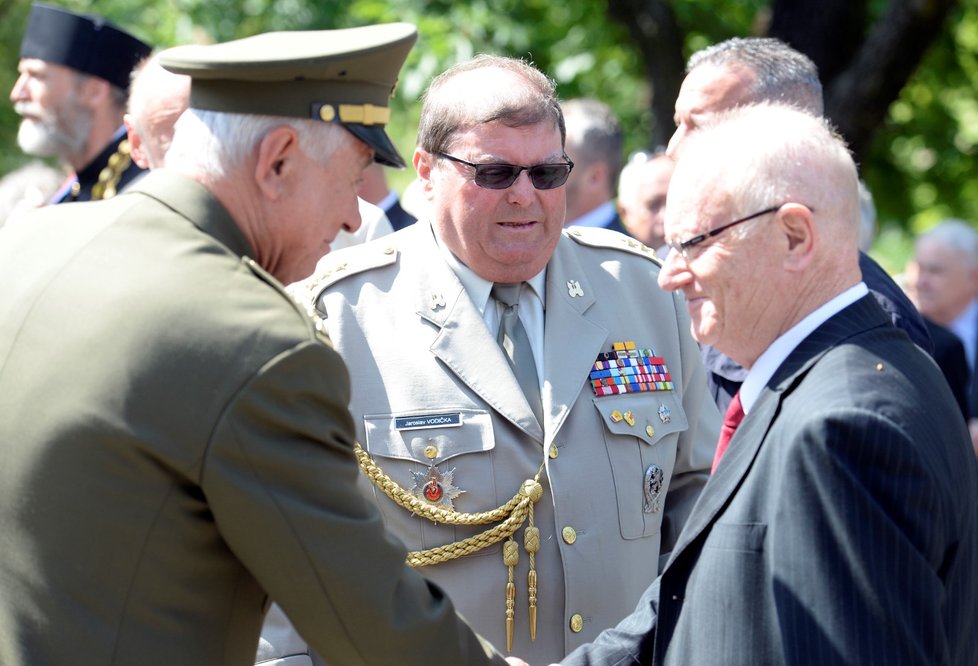 Předseda Českého svazu bojovníků za svobodu Jaroslav Vodička