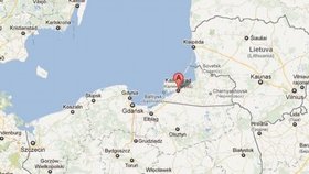 Ruská enkláva Kaliningrad leží mezi Polskem, Litvou a Baltským mořem