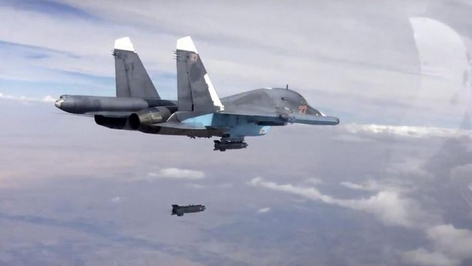 Ruské bombardování Sýrie
