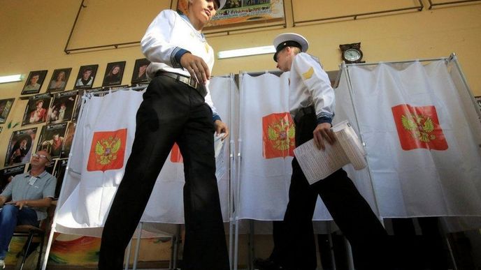 Ruské parlamentní volby probíhají i na Krymu