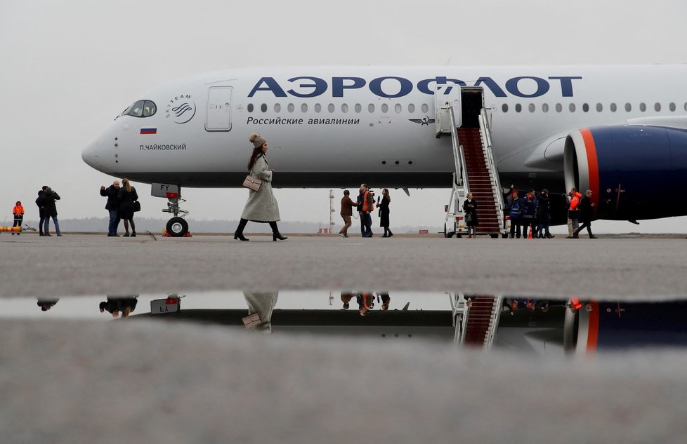 Letadlo společnosti Aeroflot