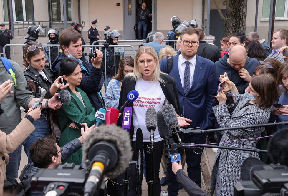 Spolupracovnice opozičníka Navalného Ljubov Sobolová
