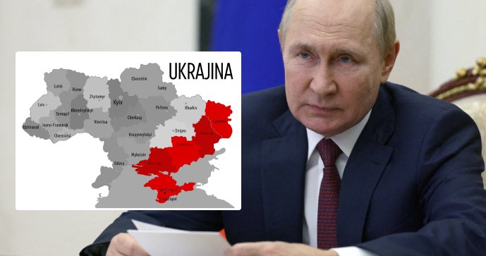 ONLINE: Putin vyhlásí krádež části Ukrajiny. Ruská raketa zničila konvoj civilistů v Záporoží