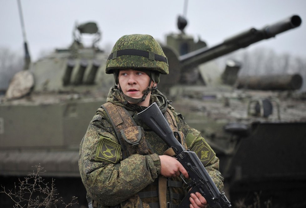 Ruská armáda během cvičení (prosinec 2021)
