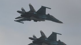 Stíhačka Suchoj Su-34.