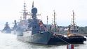 Ruské protiponorkové plavidlo.