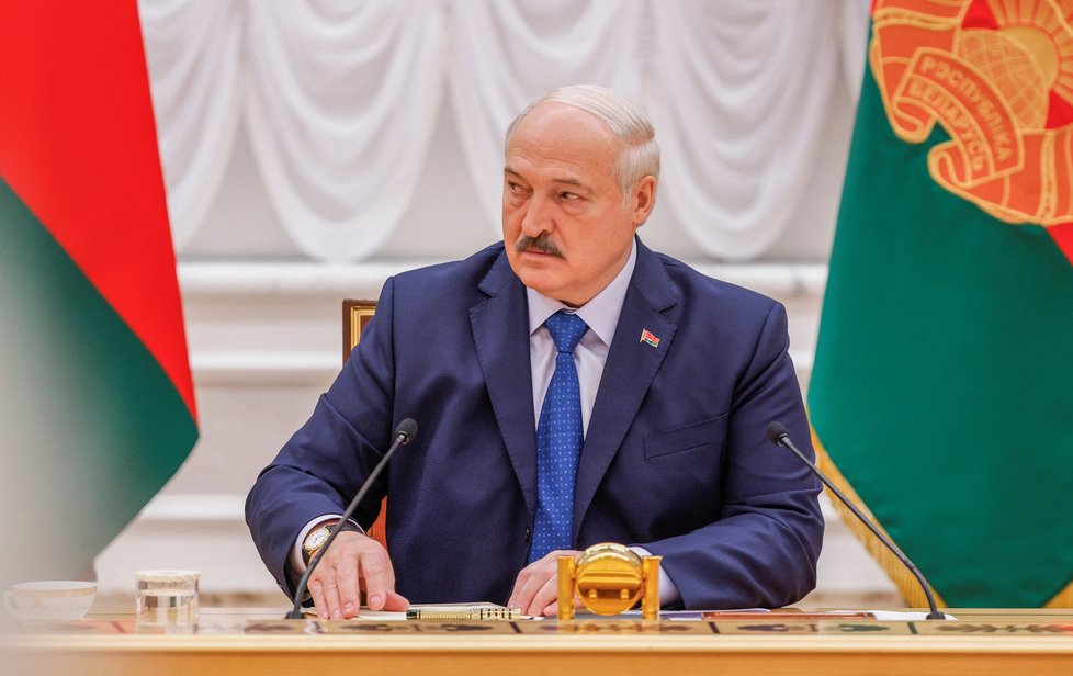Běloruský diktátor Alexandr Lukašenko.