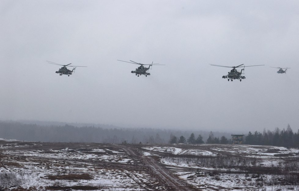 Společné vojenské cvičení Ruska a Běloruska (únor 2022)