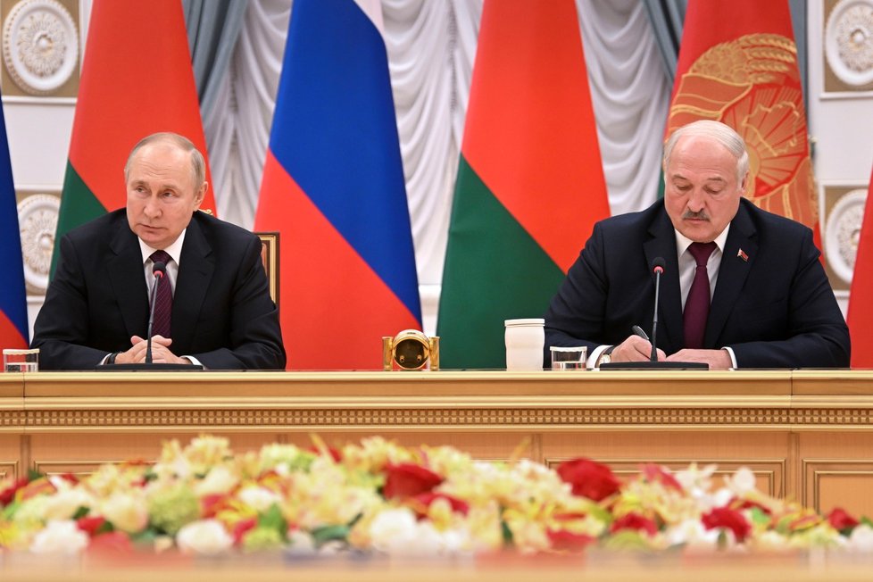 Putin a Lukašenko (19. 12. 2022)