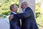 Vladimir Putin a Alexandr Lukašenko.