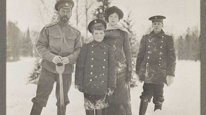 Unikátní fotografie posledního ruského cara Mikuláše II. a jeho rodiny.