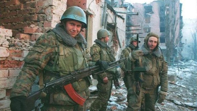 Ojedinělé fotografie z druhé čečenské války.