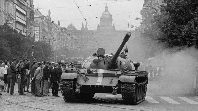 Vpád vojsk Varšavské smlouvy, Praha 1968.
