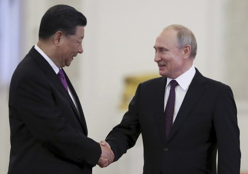 Ruský prezident Putin v Moskvě hostil čínského prezidenta Si Ťin-pchinga