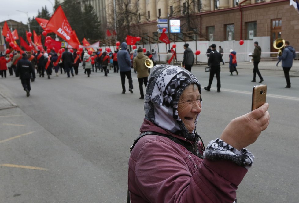 Oslavy a demonstrace na 1. máje v Rusku