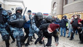 Rusko: Další protesty kvůli věznění Alexeje Navalného (31.1.2021)