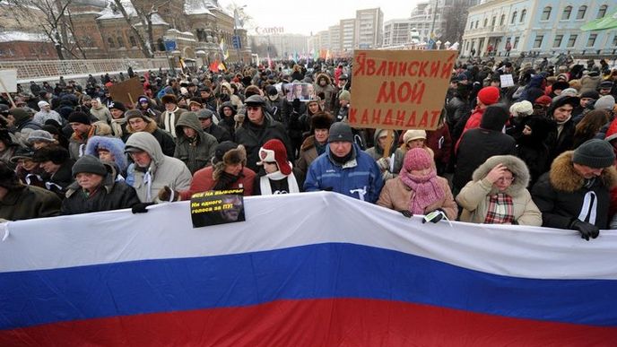 Rusko, demonstrace