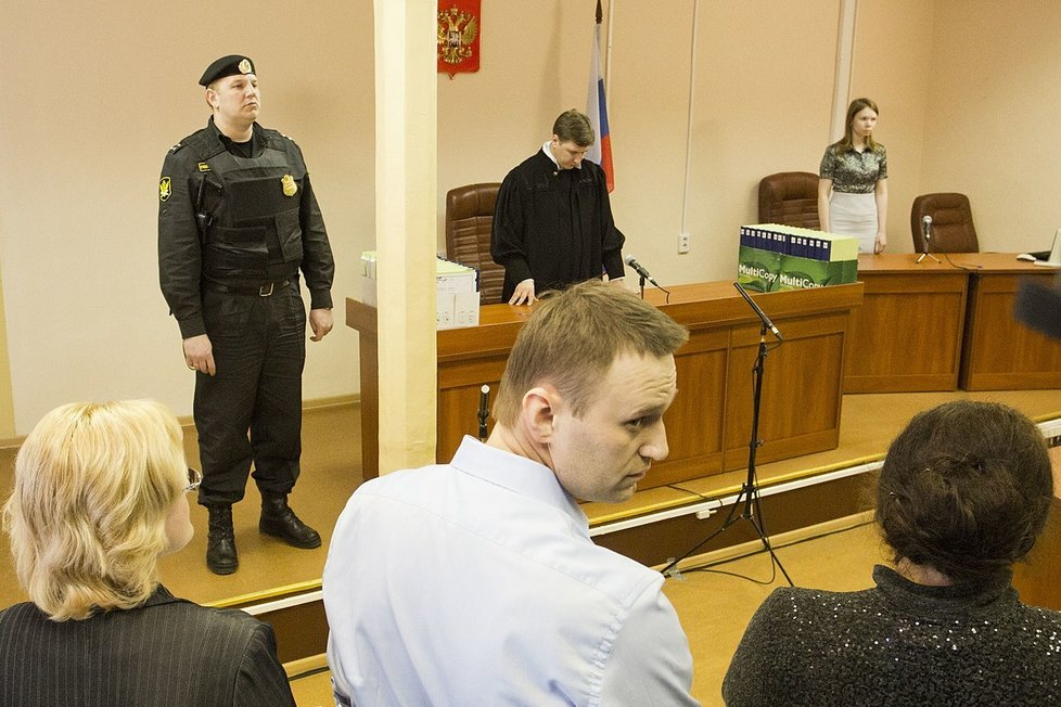Alexej Navalnyj před soudem (2013)