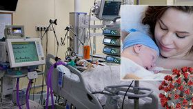 V Rusku se narodilo další dítě s koronavirem. Nemocnice je plná covidem nakažených maminek (ilustrační foto).