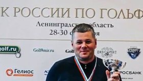 Ruská golfová jednička Artěm Nestěrov (37) byl zatčen. Své matce prý usekl hlavu.