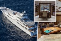 Mramorové koupelny, zlaté schody a bazén: Podívejte se, jak vypadá Putinova luxusní jachta