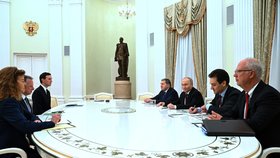 Jednání americké delegace v Rusku s Vladimirem Putinem