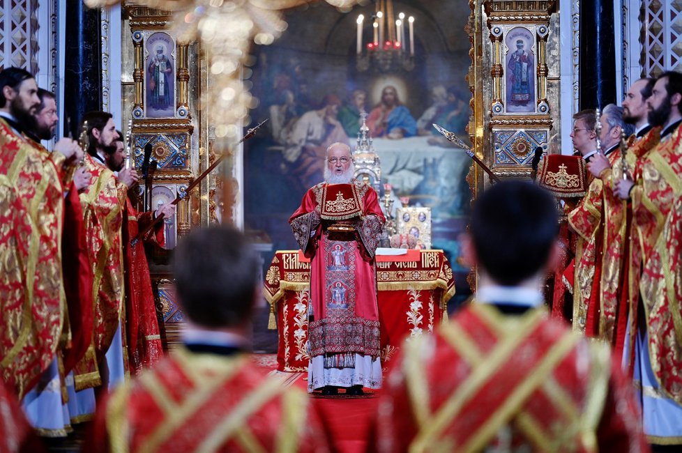 Pravoslavné Velikonoce v Rusku v době koronaviru a patriarcha Kirill (19. 4. 2020)