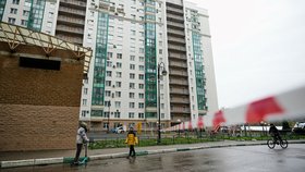 Dronový útok v ruském Krasnogorsku