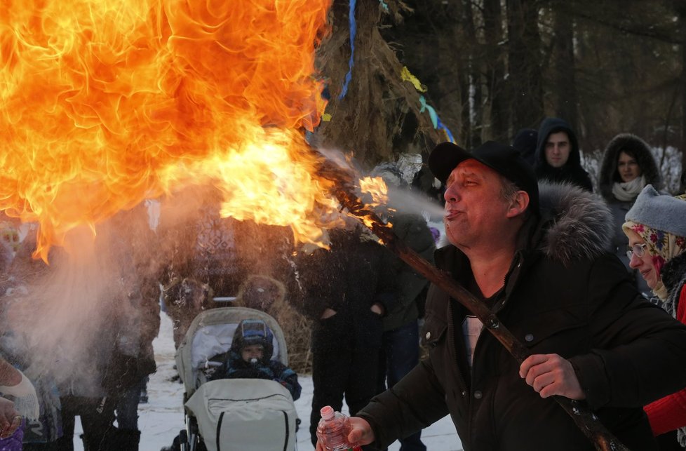 Rusové slavili masopust.