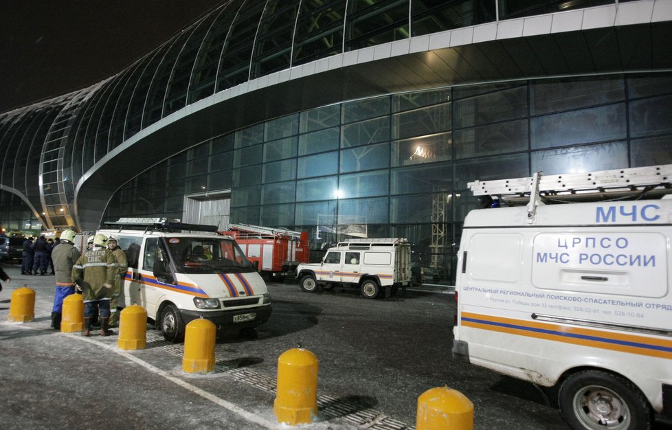 Na letišti v Moskvě v pondělí vybuchla bomba