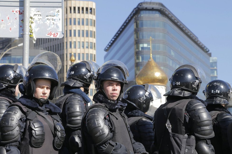 Protivládní demonstrace v Moskvě