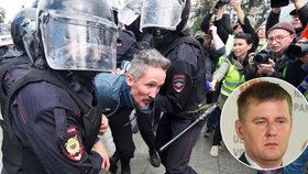 Petříčkův úřad se obul do Rusů: Nelíbí se mu masové zatýkání demonstrantů