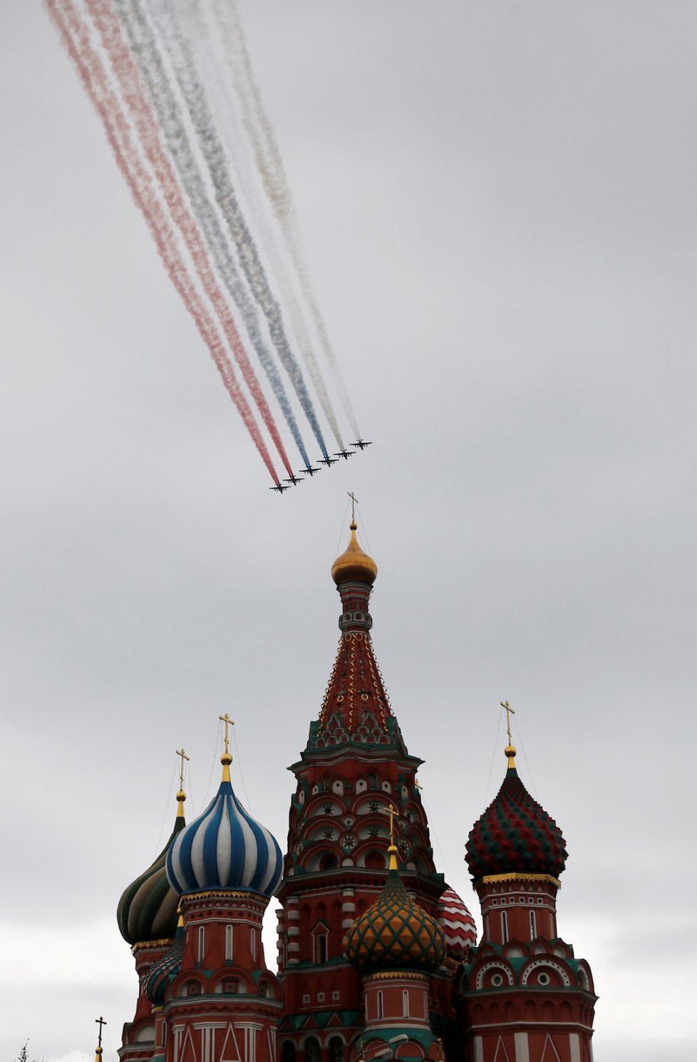 Oslavy 75. výročí druhé světové války v Moskvě. (9.5.2020)