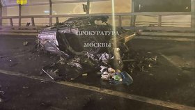 Při nehodě Lamborghini v Moskvě zemřel ruský milionář Alexei Dolgikh.