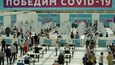 Očkování proti koronaviru v Moskvě