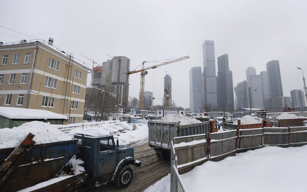 Ruská metropole se od rána topí ve sněhu, podle meteorologů dnes Moskvu ochromila největší kalamita za posledních 70 let. (ilustrační foto)