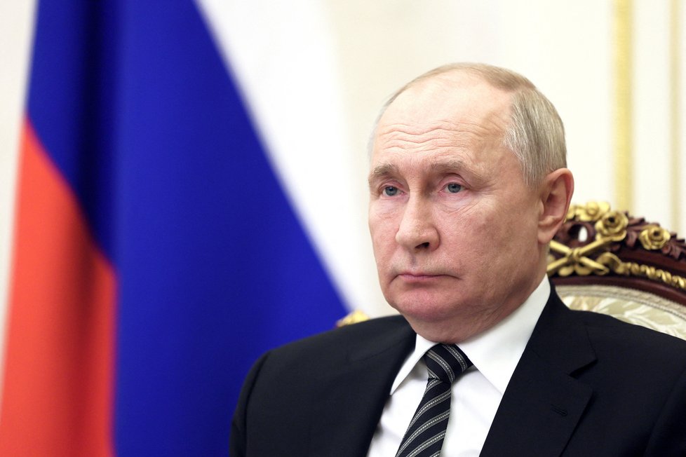 Ruský prezident Putin předsedá zasedání vlády v Moskvě (25. 10. 2023).