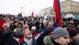 Příznivci opozičníka Navalného protestovali proti prezidentovi Putinovi ve velkých ruských městech.