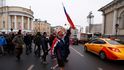 Příznivci opozičníka Navalného protestovali proti prezidentovi Putinovi ve velkých ruských městech. Příznivci opozičníka Navalného protestovali proti prezidentovi Putinovi ve velkých ruských městech.