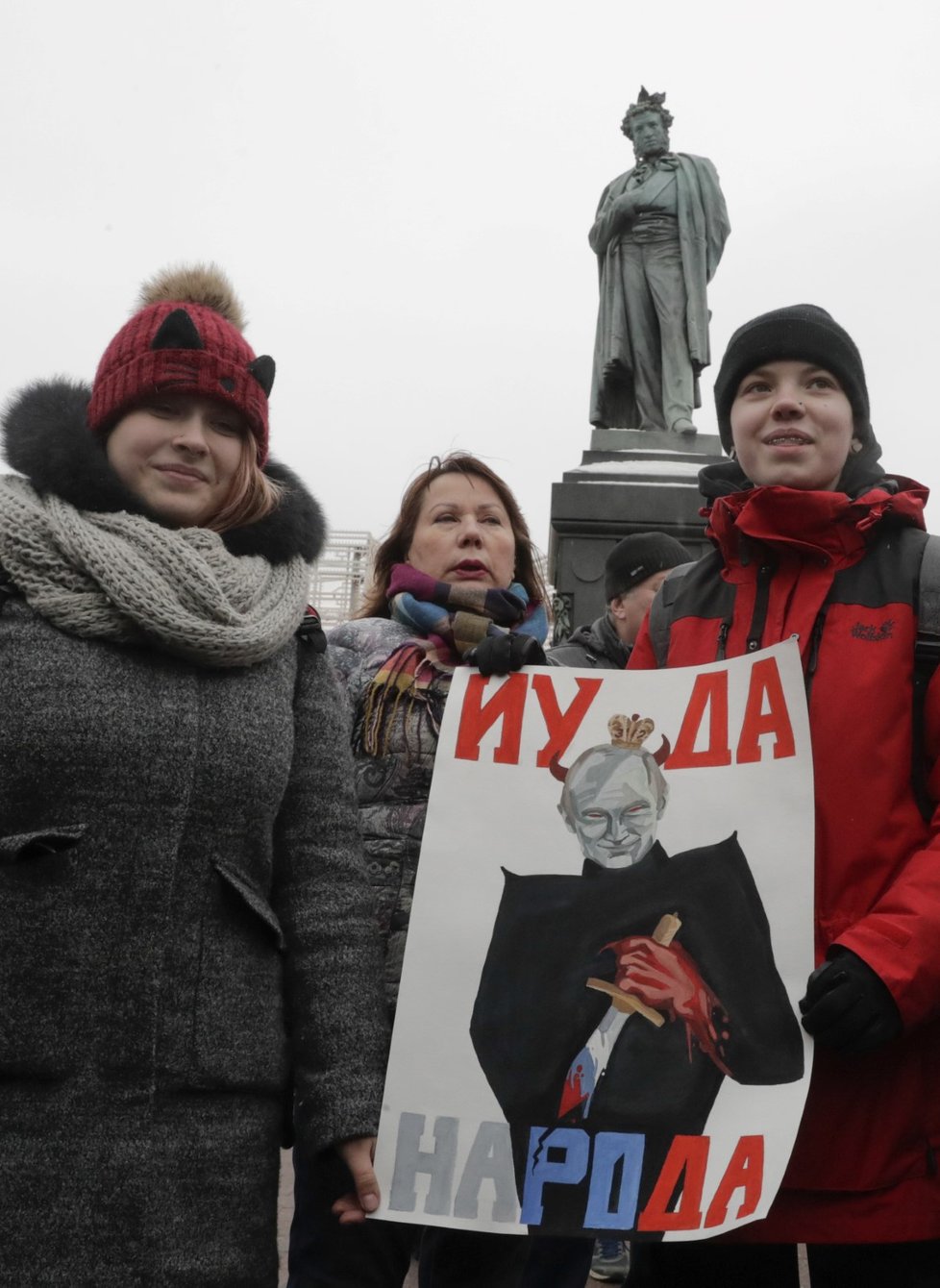 Příznivci opozičníka Navalného protestovali proti prezidentovi Putinovi ve velkých ruských městech.