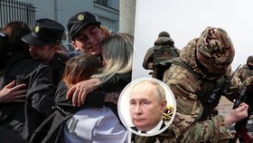 Příbuzní ruských vojáků požadují návrat svých blízkých (8. 11. 2023)